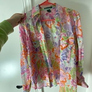 Ralph Lauren Flower button up